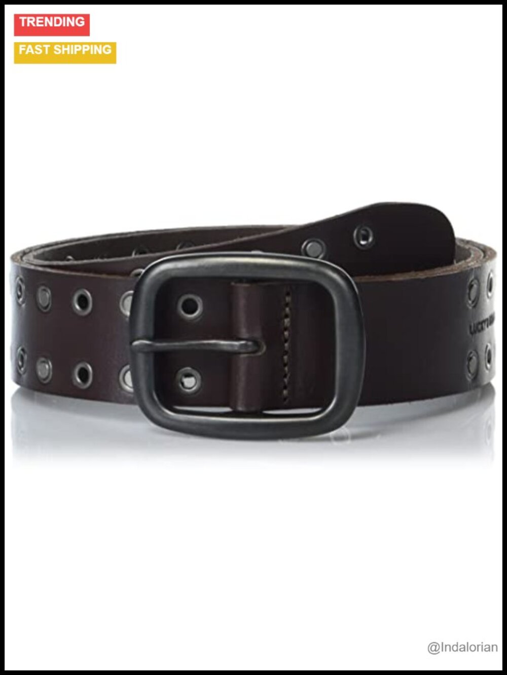 Genuine Leather Belt Metal Buckle